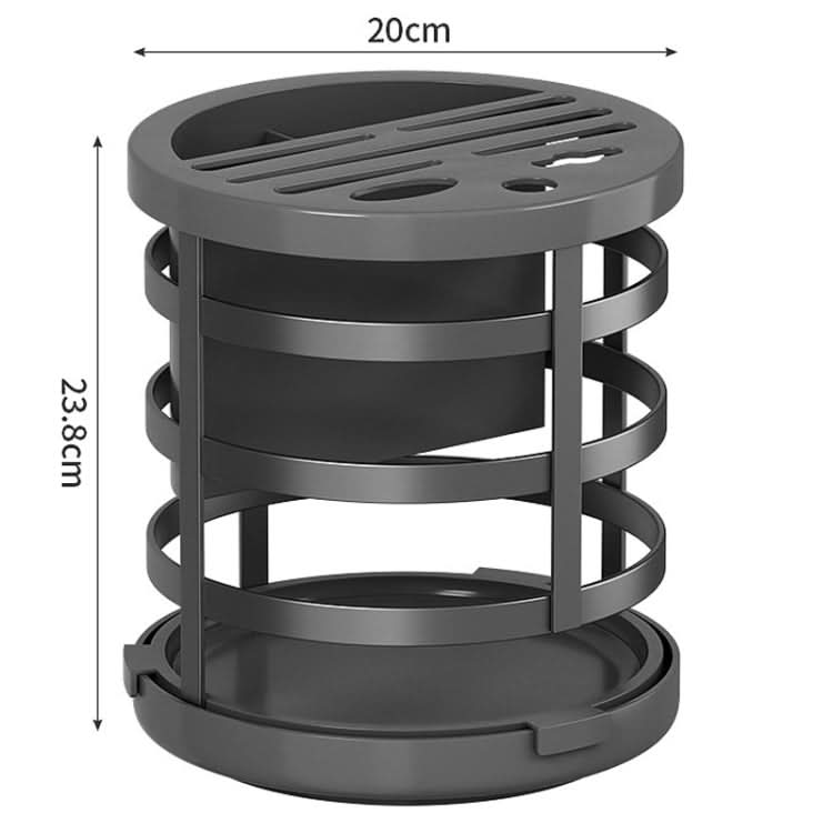 Home Thicken Knife Organizer Chopstick Cylinder Kitchen Drainage Countertop Shelf Reluova