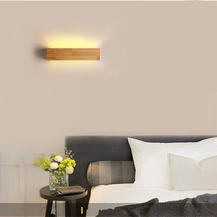 LED Solid Wood Wall Lamp Bedroom Bedside Lamp Corridor Wall Lamp My Store