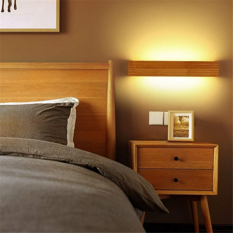 LED Solid Wood Wall Lamp Bedroom Bedside Lamp Corridor Wall Lamp My Store