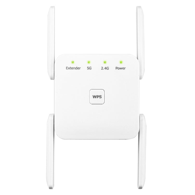 1200Mbps 2.4G / 5G WiFi Extender Booster Repeater Supports Ethernet Port