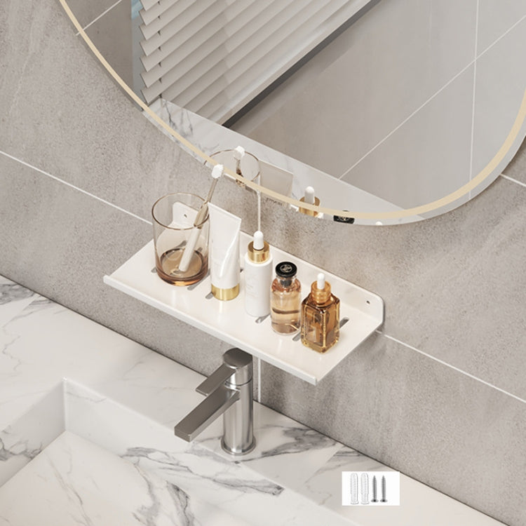 Faucet Rack Home Bathroom Vanity Shelf No Hole Storage Shelf Reluova