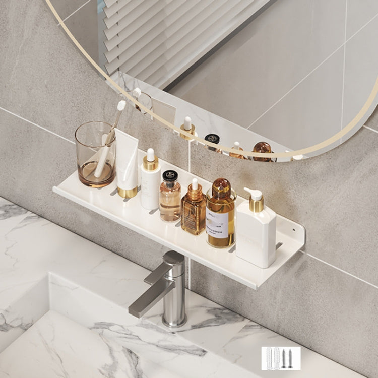 Faucet Rack Home Bathroom Vanity Shelf No Hole Storage Shelf Reluova