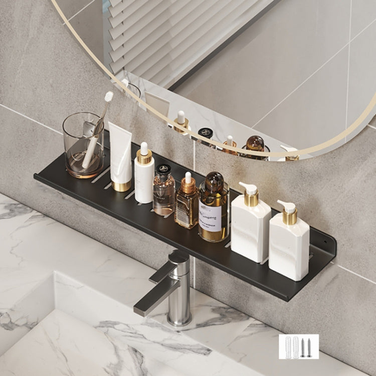 Faucet Rack Home Bathroom Vanity Shelf No Hole Storage Shelf Reluova