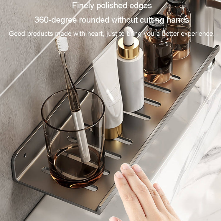 Faucet Rack Home Bathroom Vanity Shelf No Hole Storage Shelf Reluova