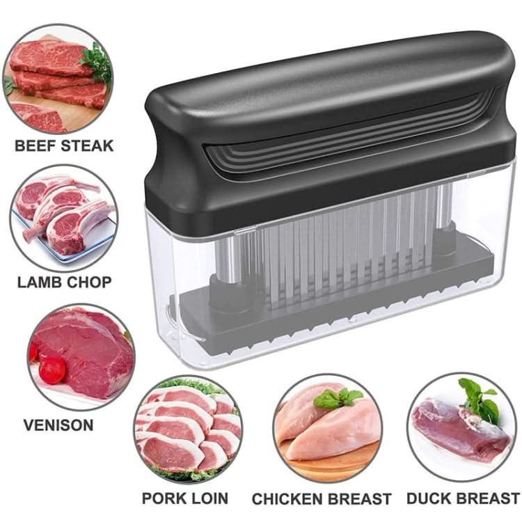 60pins Reinforced Stainless Steel Meat Looseners Meat Tenderizer Steak Tendon Knife-Reluova