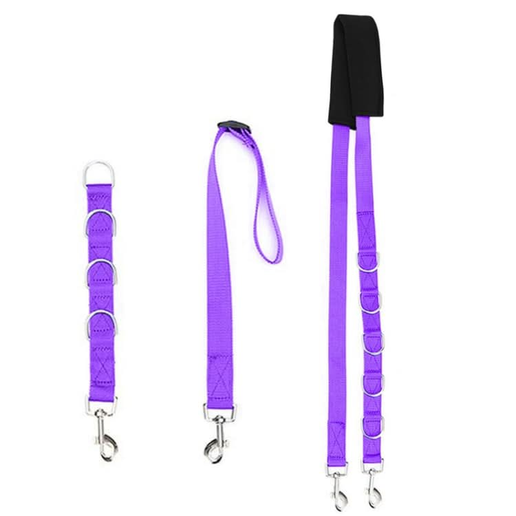 3pcs /Set Pet Bathing Beauty Table Fixed Lanyard Dog Tow Rope(Purple)-Reluova