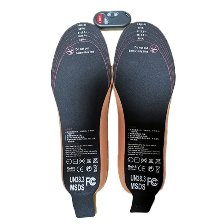 USB Charging Heating Insoles Size Cuttable and Washable Electric Foot Warmer Insoles My Store