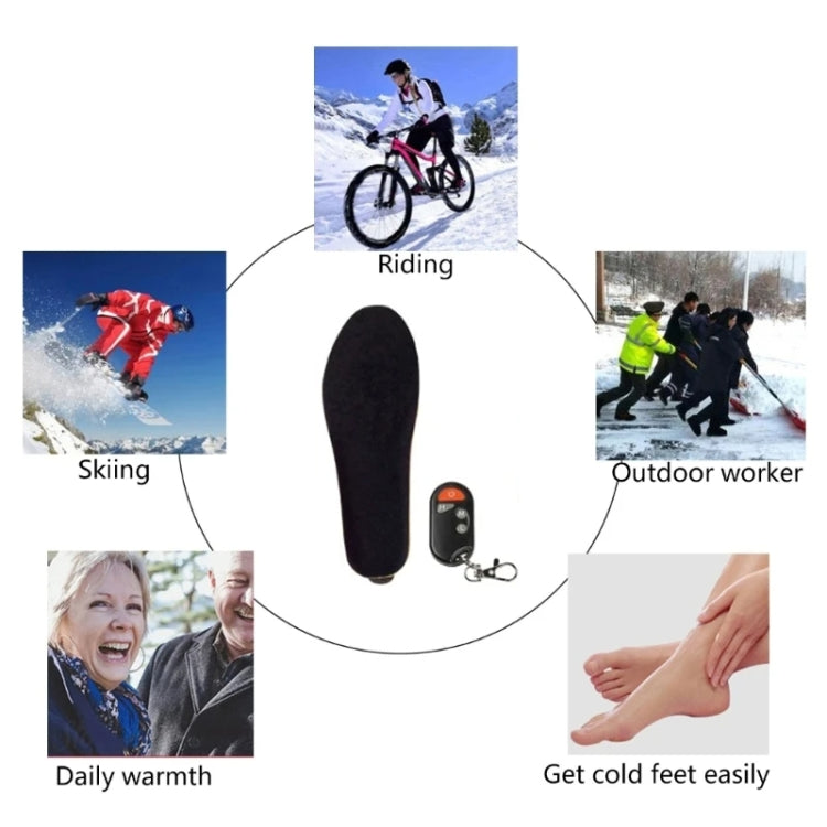 USB Charging Heating Insoles Size Cuttable and Washable Electric Foot Warmer Insoles My Store