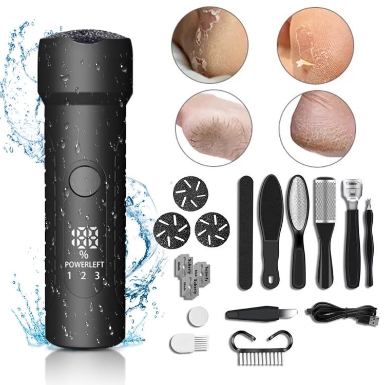 Electric Foot File Pedicure Kit Waterproof Feet Callus Remover