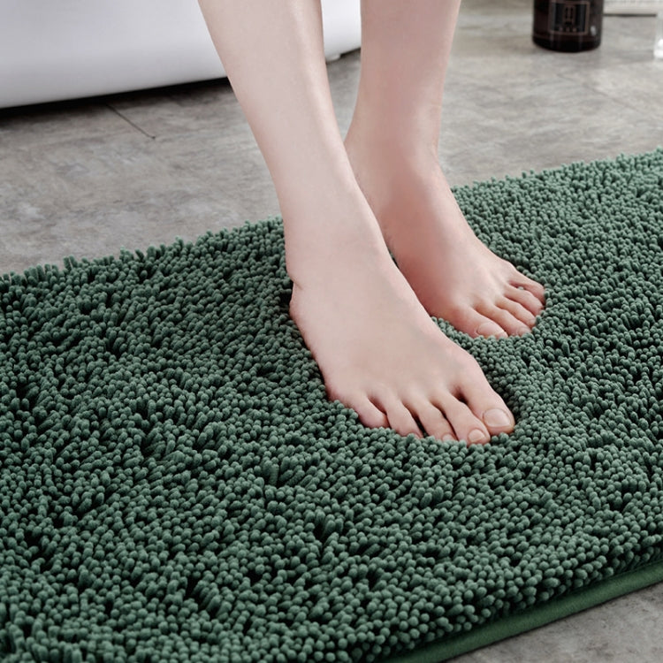 Bedroom Doorway Fine Chenille Absorbent Floor Mat Bathtub Mat Bathroom Non-Slip Foot Mat