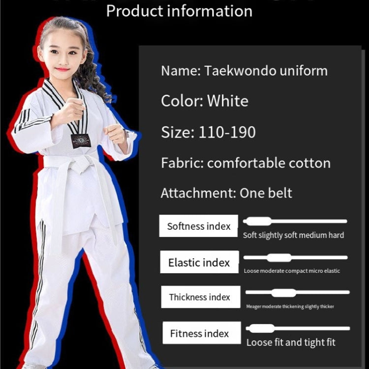 Child Adult Cotton Men And Women Taekwondo Clothing Training Uniforms My Store