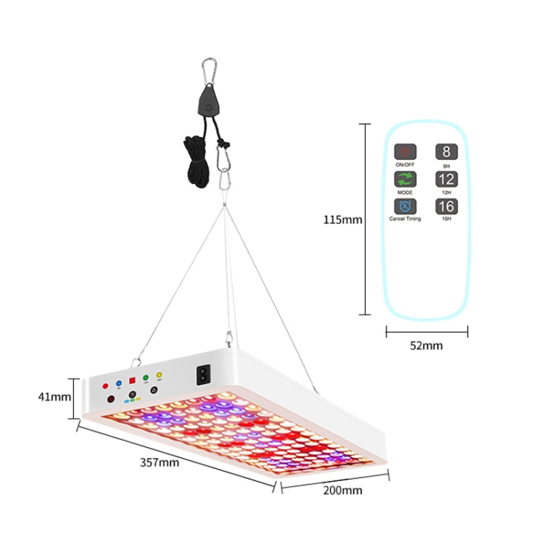 LED Plant Grow Light Indoor Timing Remote Control Grow Light Full Spectrum Nursery Fill Lights My Store