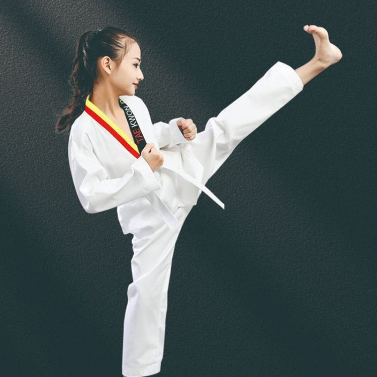 Taekwondo Clothing Child Adult Cotton Men And Women Taekwondo Training Uniforms