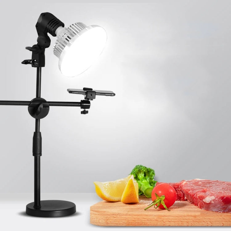 Mushroom Fill Light + Desktop Overhead Photography Stand Kit for Photo/Video