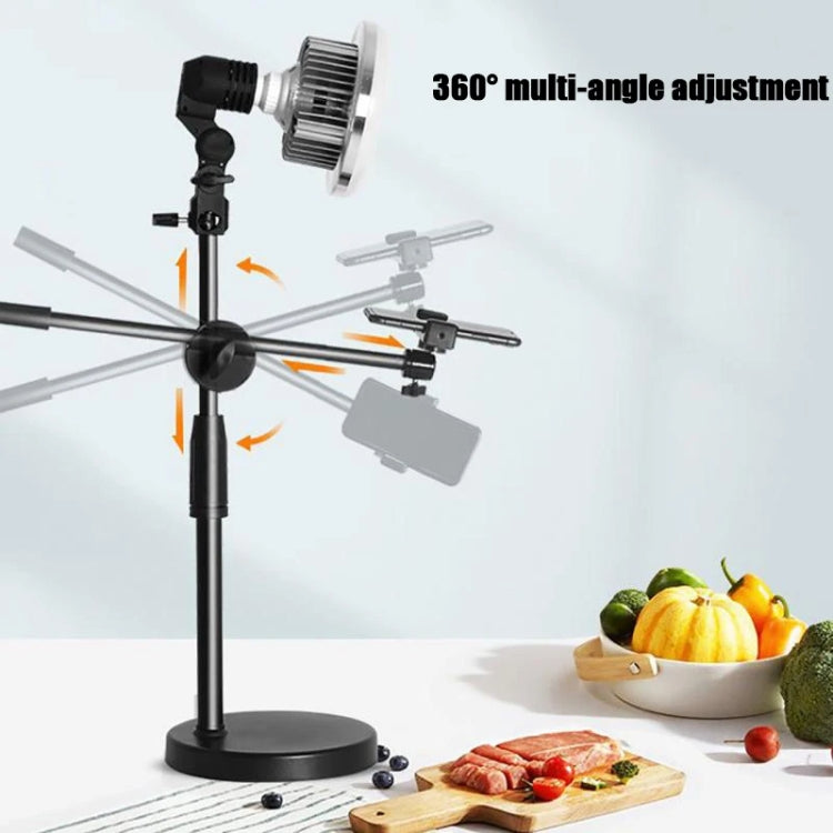 Mushroom Fill Light + Desktop Overhead Photography Stand Kit for Photo/Video Reluova