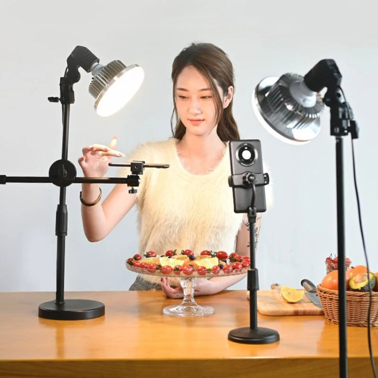 Mushroom Fill Light + Desktop Overhead Photography Stand Kit for Photo/Video Reluova