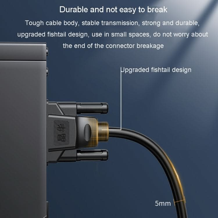 JINGHUA VGA3+6 Computer Monitor Screen Connection Cable VGA Display Connection Wire My Store