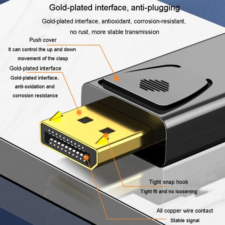 JINGHUA DP Male To HDMI Female Adapter Video Audio Connector My Store