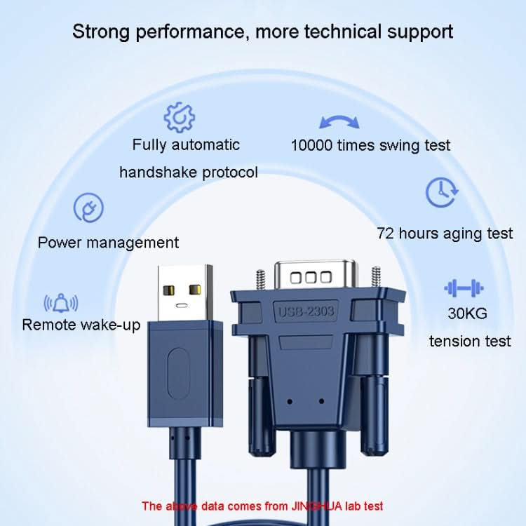 JINGHUA USB To RS232 Serial Cable DB9 Pin COM Port Computer Converter My Store