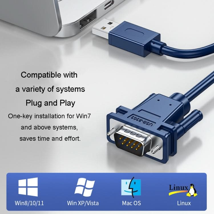 JINGHUA USB To RS232 Serial Cable DB9 Pin COM Port Computer Converter My Store