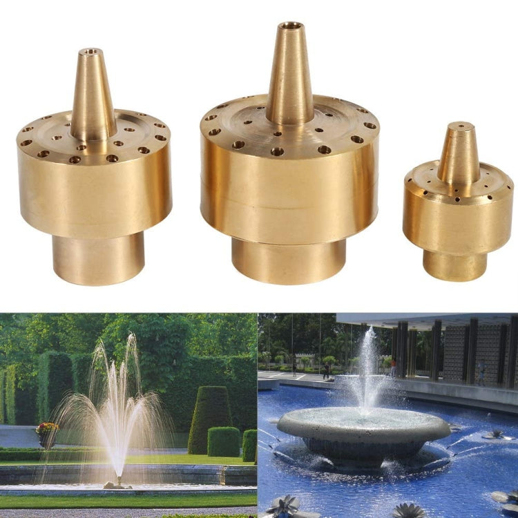 All Brass Flower Column Nozzle Inner Wire Garden Water Features Landscape Fountain Nozzle My Store