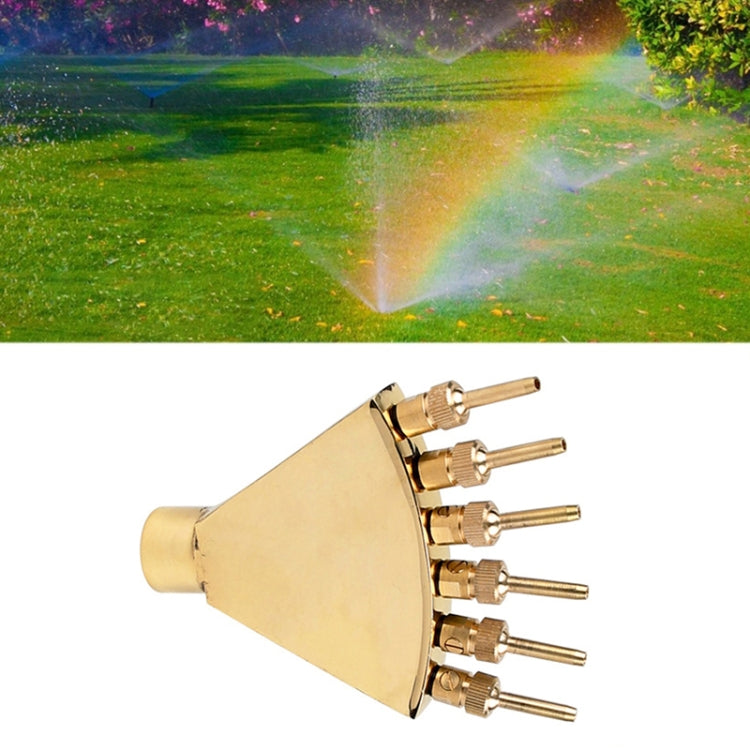 Copper Phoenix Tail Nozzle Water Landscape Fountain Equipment