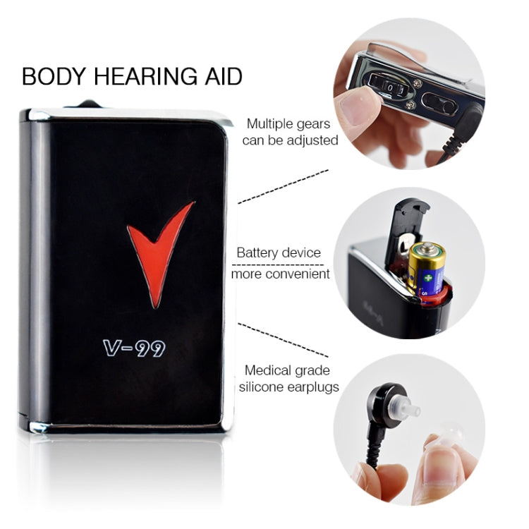 V99 Box Sound Amplifier Aid Hearing Aid Earphone My Store