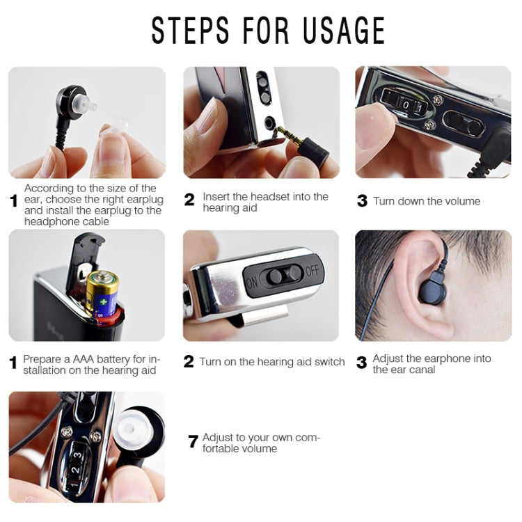 V99 Box Sound Amplifier Aid Hearing Aid Earphone My Store