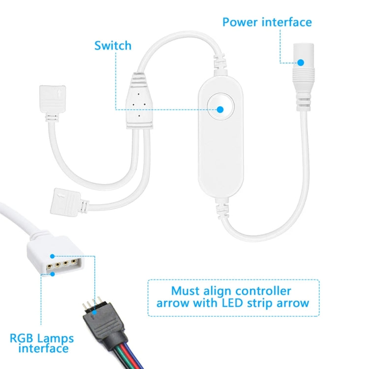 Graffiti WiFi RGB Light Controller 5V 12V Low Voltage Infrared Sound Control LED Controller My Store