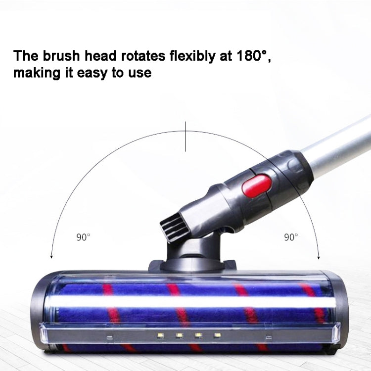 Vacuum Cleaner Soft Fleece Floor Brush With Dust Display LED Lamp Reluova