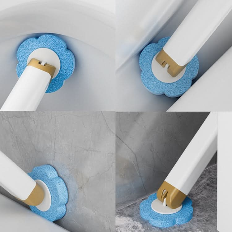 Disposable Toilet Brush Set Wall-mounted Throwable Bathroom Cleaning Brush With Cleaning Solution