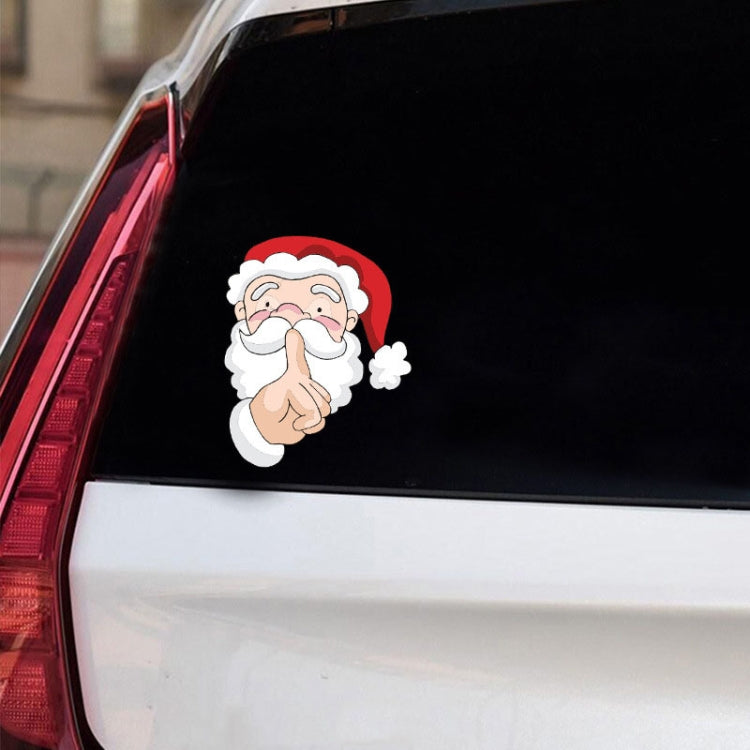 Santa Claus Elk Car Window Decorative Stickers Car Side Window Bumper Decal ÎҵÄÉ̵ê