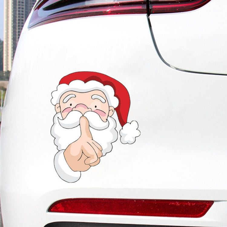 Santa Claus Elk Car Window Decorative Stickers Car Side Window Bumper Decal ÎҵÄÉ̵ê