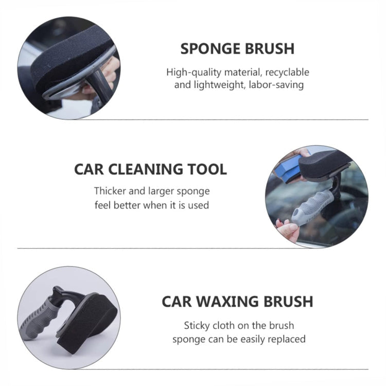 Durable Car Tire Waxing Curved Sponge Brush ÎҵÄÉ̵ê