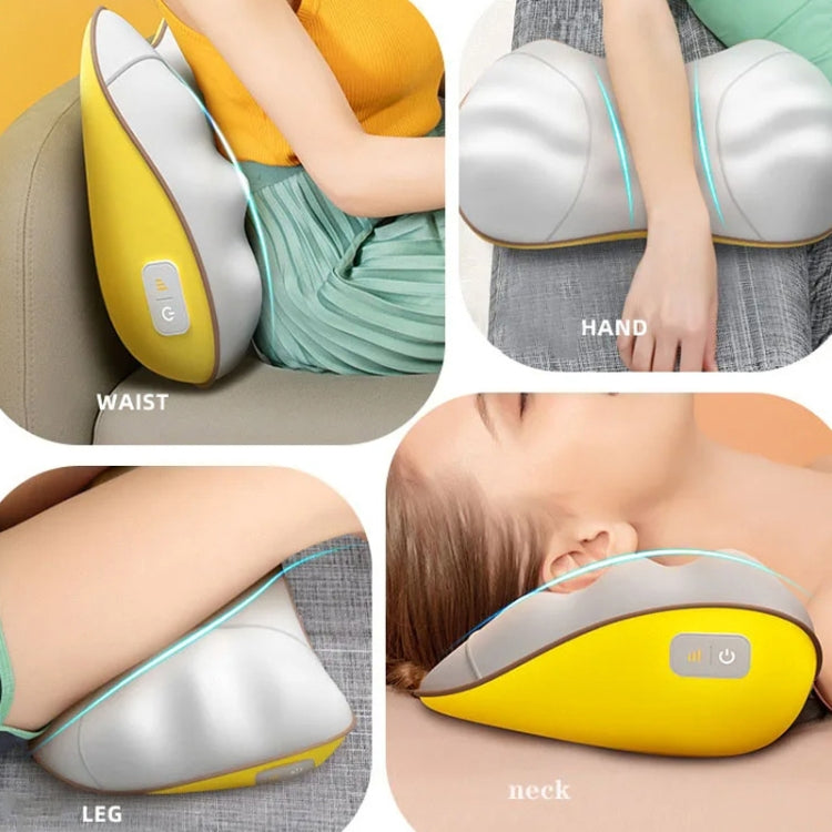 Waist And Back Massager Lumbar Vertebra Car Neck Massage Pillow