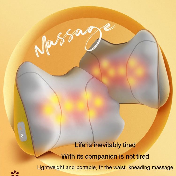 Waist And Back Massager Lumbar Vertebra Car Neck Massage Pillow