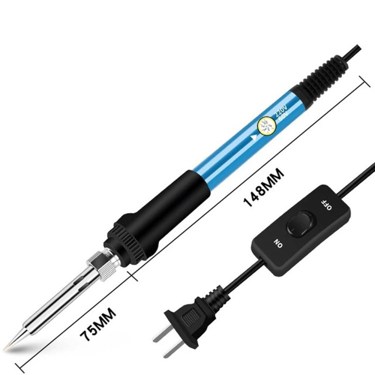 19 in 1 60W Adjustable Temperature Soldering Iron Multimeter Tool Set