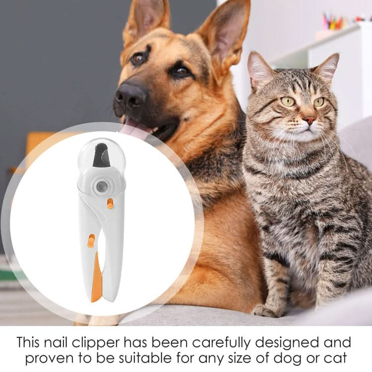 LED Pet Nail Clippers Dog and Cat Nail Clippers with Nail Polisher - Reluova