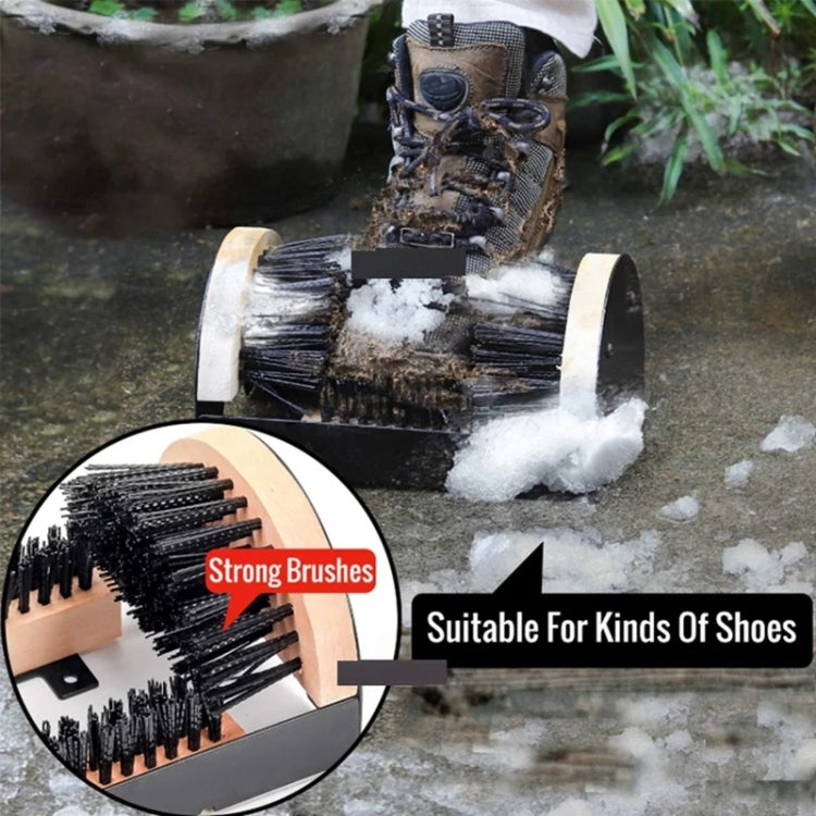 Nylon Silk Boot Brush Outdoor Shoe Cleaner & Scraper Brush