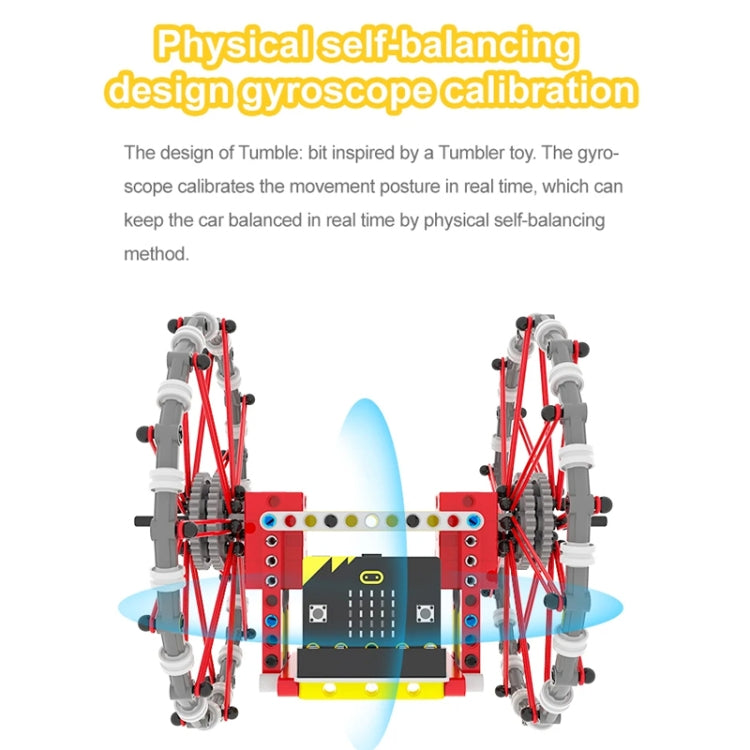 Yahboom Micro: Bit Self-Balancing Block Building Programmable APP Control Robot Kit Reluova