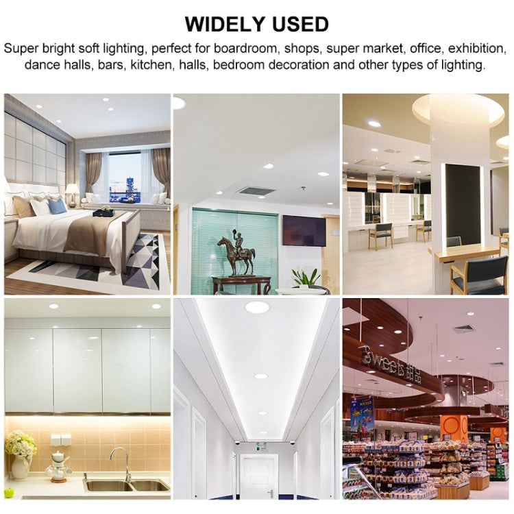 LED Round Ultra-thin Downlight Adjustable Recessed Panel Light My Store