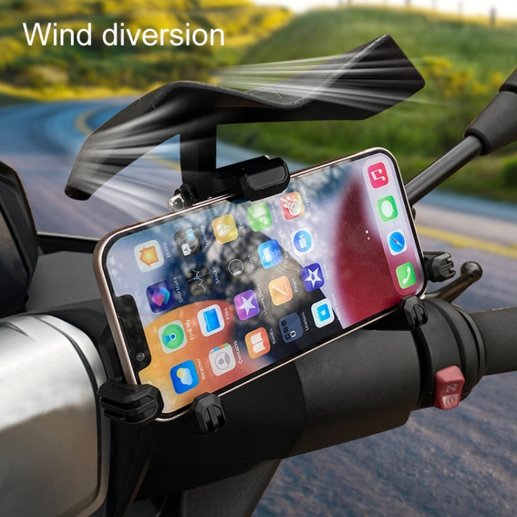 Motorcycle Mobile Phone Holder Sun & Rain Protection Expanded Deflector Wing ÎҵÄÉ̵ê