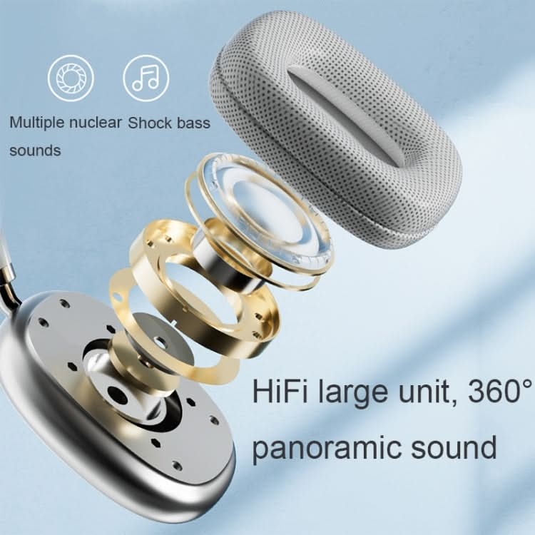 P9 Pro Max HiFi Sound Effect Noise Reduction Wireless Bluetooth Headset