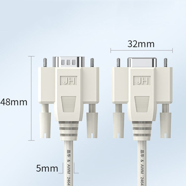 JINGHUA B110 Male To Female DB Cable RS232 Serial COM Cord Printer Device Connection Line