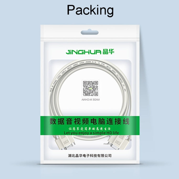 JINGHUA B110 Male To Female DB Cable RS232 Serial COM Cord Printer Device Connection Line My Store