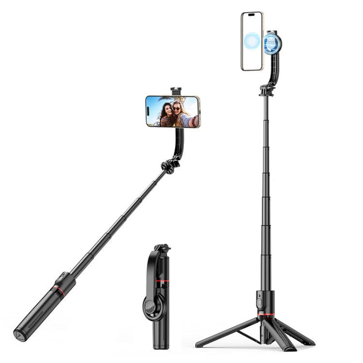 L20 Magnetic Bluetooth Selfie Stick Phone Holder Desktop Tripod