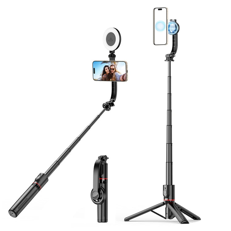 L20 Magnetic Bluetooth Selfie Stick Phone Holder Desktop Tripod