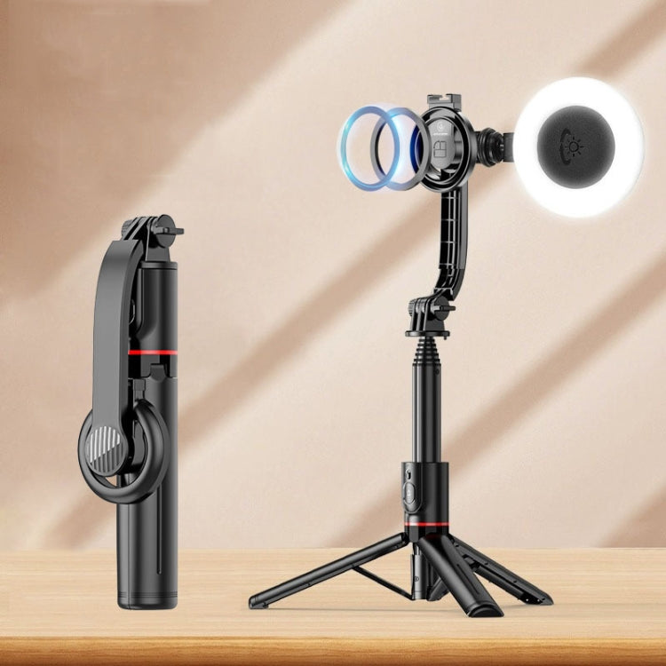 L20 Magnetic Bluetooth Selfie Stick Phone Holder Desktop Tripod