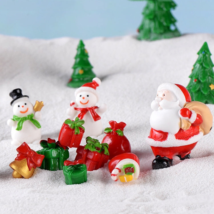 5pcs Christmas Decoration Accessories Micro Landscape Christmas Gift Resin Small Ornament My Store