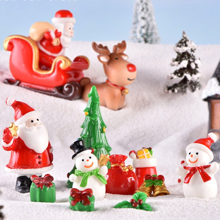 5pcs Christmas Decoration Accessories Micro Landscape Christmas Gift Resin Small Ornament My Store